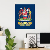 Darwin Poster (Heimbüro)