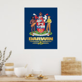 Darwin Poster (Küche)
