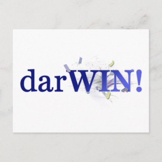 DarWIN! Postkarte (Vorderseite)