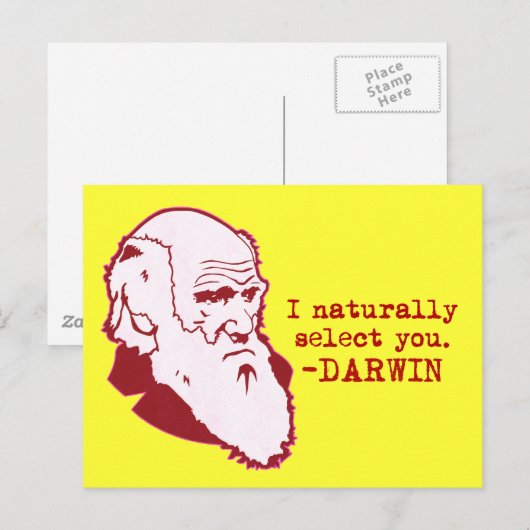 Darwin Postkarte (Vorne/Hinten)