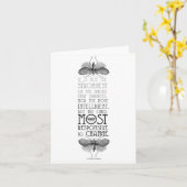 Darwin Quote Karte (Gelbe Blume)