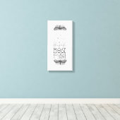 Darwin Quote Überleben am anpassungsfähigsten Leinwanddruck (Insitu (Holzboden))