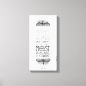 Darwin Quote Überleben am anpassungsfähigsten Leinwanddruck (Vorderseite)