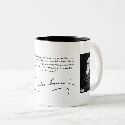 Darwin-Tasse Zweifarbige Tasse (VorderseiteRechts)