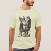Darwin u. Affe T-Shirt (Vorderseite)