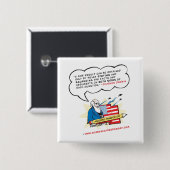 Darwin über akademische Freiheit Button (Vorne & Hinten)