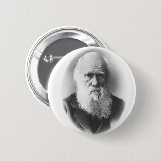 Darwin-Vignetten-Knopf Button (Vorne & Hinten)