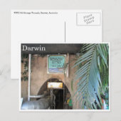 Darwin w2 Öltunnel Postkarte (Vorne/Hinten)