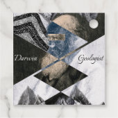 Darwin war ein Geologe Gevor Tag Geschenkanhänger (Rückseite)