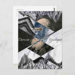 Darwin war Geologe Postcard Postkarte