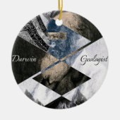 Darwin war Geologe und Keramik Ornament (Vorne)