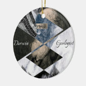 Darwin war Geologe und Keramik Ornament (Links)