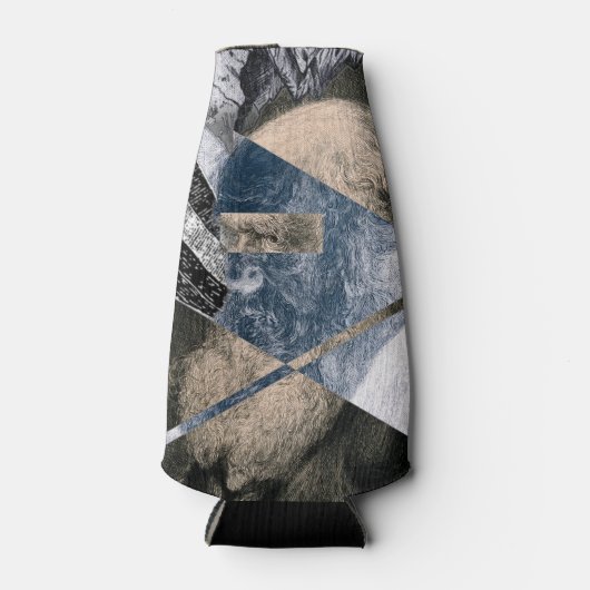 Darwin war Geologist Bottle and Can Cooler Flaschenkühler (Vorderseite)