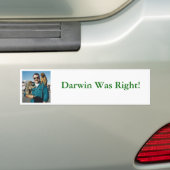 Darwin war recht! autoaufkleber (Auf Auto)