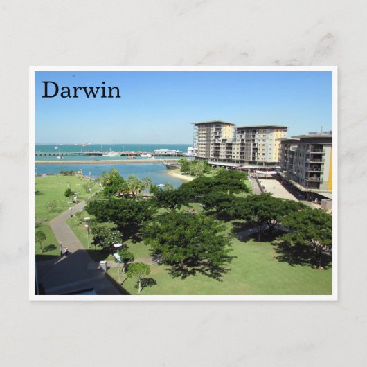 Darwin Wasserfront Park Postkarte (Vorderseite)