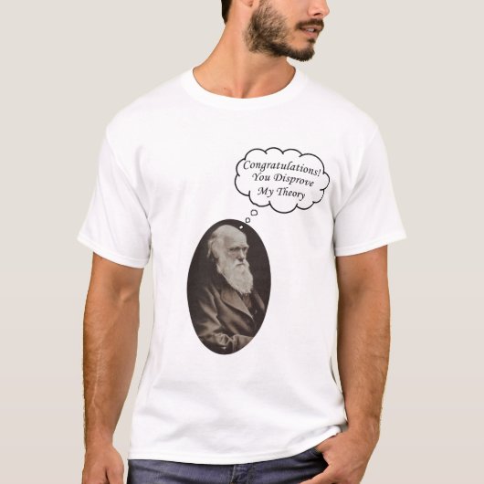 Darwin widerlegen Theorie T-Shirt (Vorderseite)
