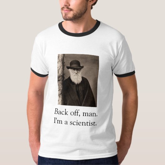 Darwin-Wissenschaftler T-Shirt (Vorderseite)