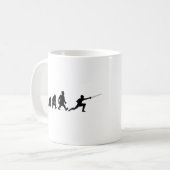 Darwinfechten Kaffeetasse (Vorderseite Links)