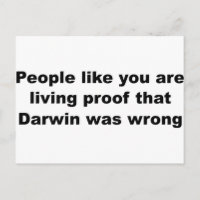 Darwinian Insult Slogan!