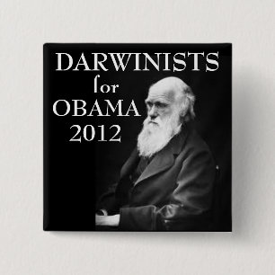 Darwinists für Obama Button