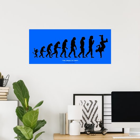 Darwins "Die Morgendämmerung des RAP" Art Poster (Heimbüro)