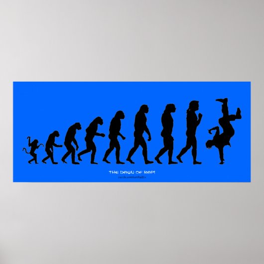 Darwins "Die Morgendämmerung des RAP" Art Poster (Vorne)