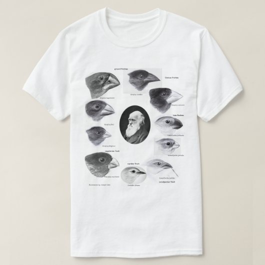 Darwin's finches T-Shirt (Design vorne)