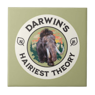 Darwins haarigste Theorie Wolliges Mammut  Fliese
