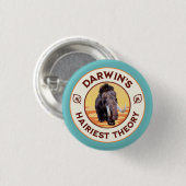 Darwins hellste Theorie Niedlich Wooly Mammoth Button (Vorne & Hinten)