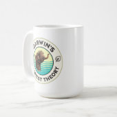 Darwins hellste Theorie Niedlich Wooly Mammoth Kaffeetasse (Vorderseite Links)