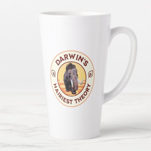 Darwins hellste Theorie Niedlich Wooly Mammoth Milchtasse (Rechts)
