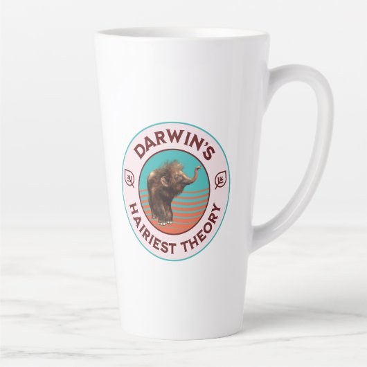 Darwins hellste Theorie Niedlich Wooly Mammoth Milchtasse (Rechts)