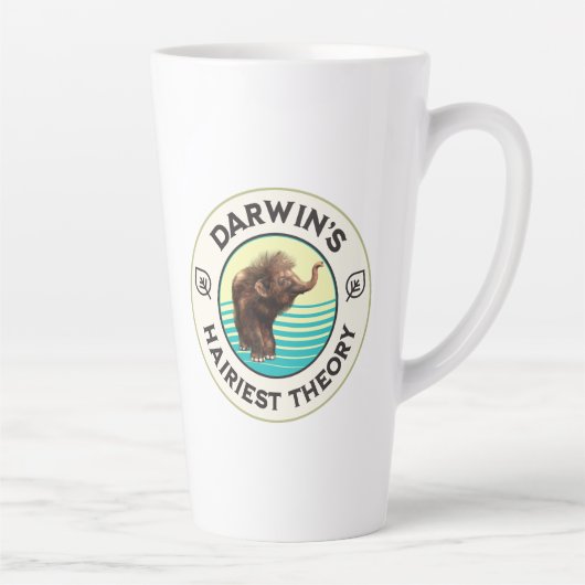 Darwins hellste Theorie Niedlich Wooly Mammoth Milchtasse (Rechts)