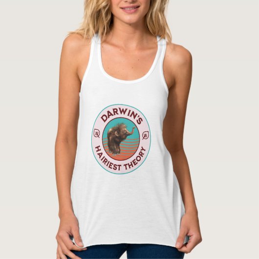 Darwins hellste Theorie Niedlich Wooly Mammoth Tank Top (Vorderseite)