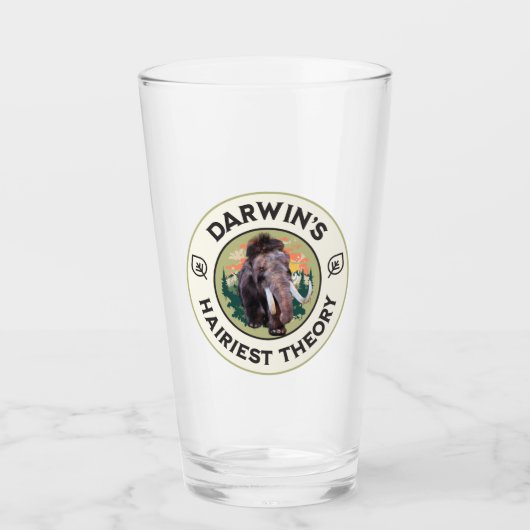 Darwins hellste Theorie Wooly Mammoth Glas (Vorderseite)