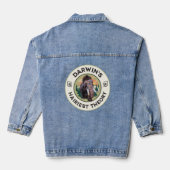 Darwins hellste Theorie Wooly Mammoth Jeansjacke (Rückseite)