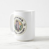 Darwins hellste Theorie Wooly Mammoth Kaffeetasse (Vorderseite Links)