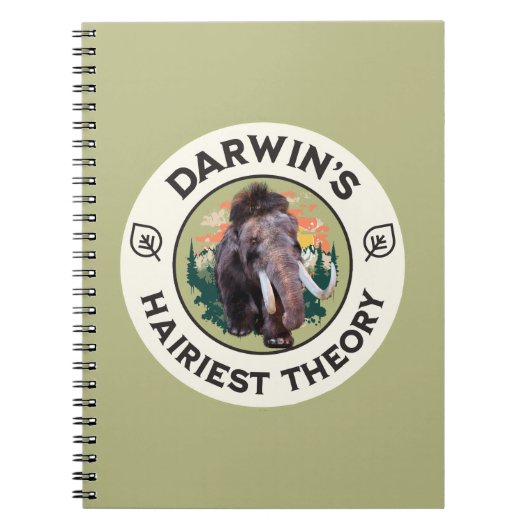 Darwins hellste Theorie Wooly Mammoth Notizblock (Vorderseite)