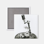 Darwins Mikroskop Magnet (Vorderseite/Rückseite)