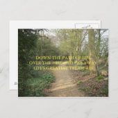 DARWIN'S THINKING PATH HAIKU POSTCARD POSTKARTE (Vorne/Hinten)