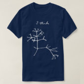 Darwins Tree of Life Evolution Biology T-Shirt (Design vorne)