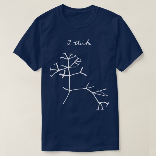 Darwins Tree of Life Evolution Biology T-Shirt (Design vorne)