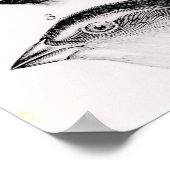 Darwins Vogelbeobachtungen Poster (Ecke)