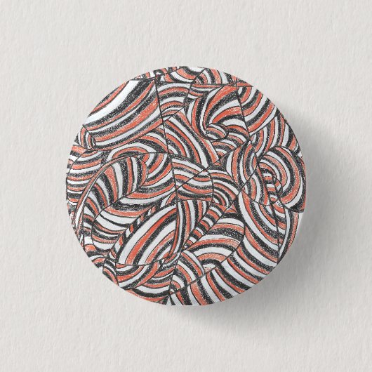 Darya | Abstrakte Handgezeichnete Kunst Button (Vorderseite)