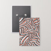 Darya | Abstrakte handgezeichnete Kunst-Buttons Button (Vorderseite/Rückseite)