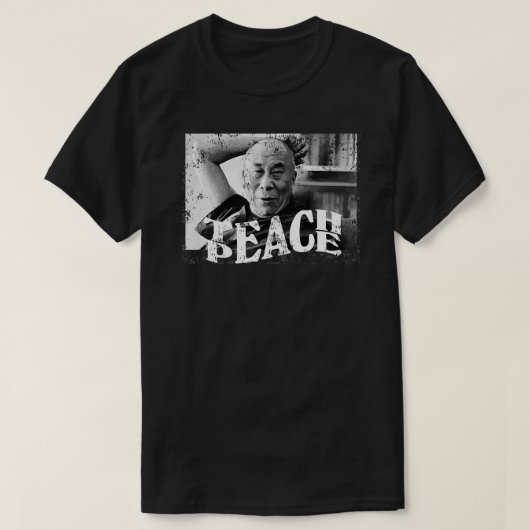 Das 14. Dalai Lama Zitat Tibet teach Peace T-Shirt (Design vorne)
