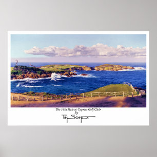 Das 16. Loch im Cypress Golf Club Poster