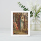 Das 1879 erbaute Hotelgebäude (Öl auf Leinwand) Postkarte (Stehend Vorderseite)