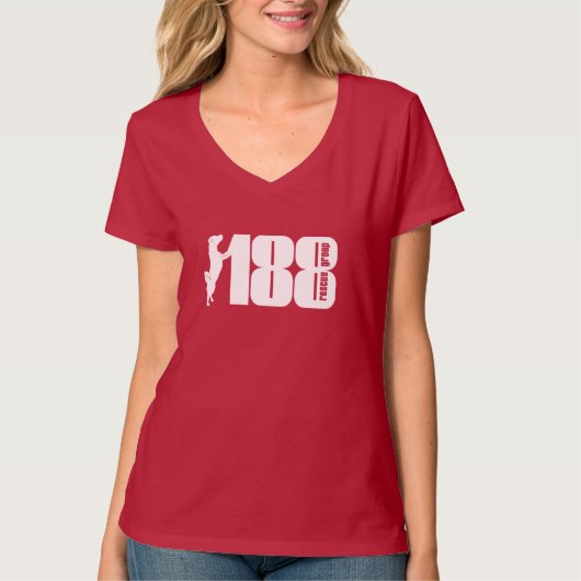 Das 188 Rescue Group Logo V-Neck T-Shirt (Vorderseite)