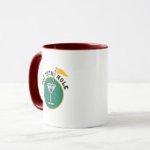 Das 19. Hole Funny Golf Dadism Geschenk Tasse (Vorderseite Links)